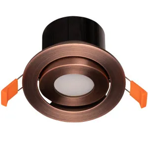 Havit Prime Smart Colour Changing and Tunable White Tilt Recessed LED Downlight Antique Brass by Havit, a Lighting for sale on Style Sourcebook