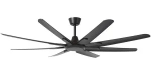 Eglo Santorini 66" DC Ceiling Fan with Remote Black by Eglo, a Ceiling Fans for sale on Style Sourcebook