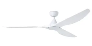 Eglo Surf 72" DC Ceiling Fan with LED Light and Remote White by Eglo, a Ceiling Fans for sale on Style Sourcebook