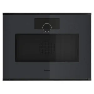 Gaggenau 60cm Minimalistic Series Compact Built-In Combi-Microwave Oven Left Hinge - Onyx GM251100 by Gaggenau, a Ovens for sale on Style Sourcebook