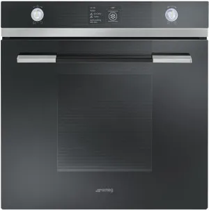 Smeg 70cm Linear Aesthetic Pyrolytic Built-In Oven SFPA7130N by Smeg, a Ovens for sale on Style Sourcebook