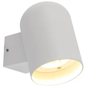 CLA Keila Minimalist Oval Weatherproof Outdoor Wall Light Matte White by Compact Lamps Australia, a Wall Lighting for sale on Style Sourcebook