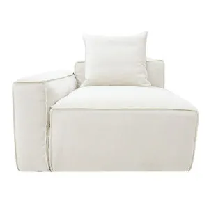 Riley Apt Muse Flax Left Arm Facing Chair Module by James Lane, a Sofas for sale on Style Sourcebook