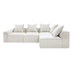 Riley Apt Muse Flax Corner Sofa - 4 Seater RAF Terminal by James Lane, a Sofas for sale on Style Sourcebook