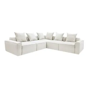 Riley Apt Muse Flax Corner Sofa - 5 Seater by James Lane, a Sofas for sale on Style Sourcebook