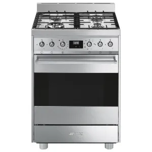 Smeg 60cm Freestanding Dual Fuel Oven/Stove CS6GMXA by Smeg, a Cooktops for sale on Style Sourcebook