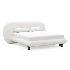 Brune Queen Bed Frame, Canvas Ivory by L3 Home, a Beds & Bed Frames for sale on Style Sourcebook