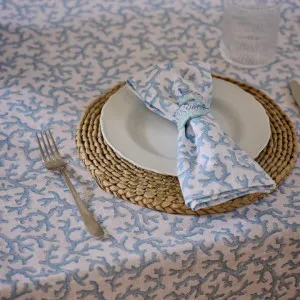 Set/4 Hayman Blue Napkins 45X45CM by Madras Link, a Napkins for sale on Style Sourcebook