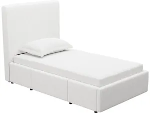 Aria Noa Fog Left Drawer Storage Bed by James Lane, a Beds & Bed Frames for sale on Style Sourcebook