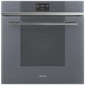 Smeg 60cm Linea Pyrolytic Oven - Silver SOPA6102TS by Smeg, a Ovens for sale on Style Sourcebook