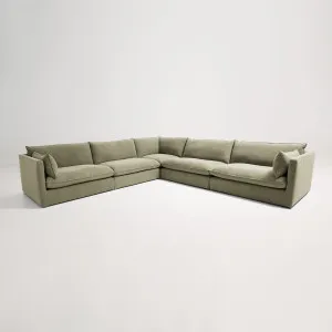 Loft Corner Sofa, Florence Green, by Lounge Lovers by Lounge Lovers, a Sofas for sale on Style Sourcebook