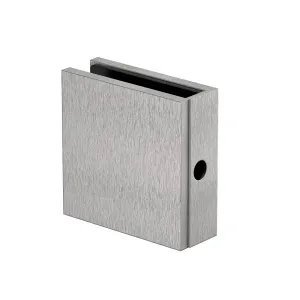 Boston Wall to Glass Bracket with Concealed Fixing Satin Nickel by Estelle, a Bathroom Fixtures for sale on Style Sourcebook