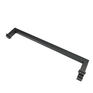 Square Towel Rail 430mm with FEK Door Knob Matte Black by Estelle, a Towel Rails for sale on Style Sourcebook