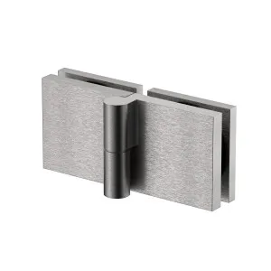 Round Door Bi-Fold Hinge Left Handed Satin Nickel by Estelle, a Bathroom Fixtures for sale on Style Sourcebook