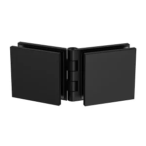 Adjustable Angle Glass to Glass Bracket with 50mm Cover Plate - Matte Black by Estelle, a Bathroom Fixtures for sale on Style Sourcebook