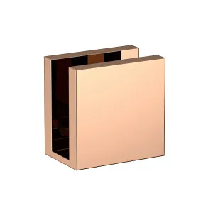 Boston Wall to Glass 90 Degree 10mm Clamp Polished Rose Gold by Estelle, a Bathroom Fixtures for sale on Style Sourcebook