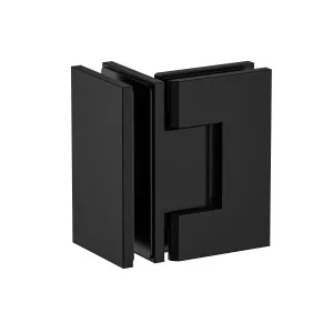 Boston Heavy Duty Glass to Glass 90 Degree Hinge Matte Black by Estelle, a Bathroom Fixtures for sale on Style Sourcebook