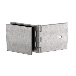 Adjustable Angle Wall to Glass Bracket with 50mm Cover Plate - Satin Nickel by Estelle, a Bathroom Fixtures for sale on Style Sourcebook