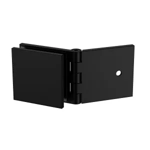 Adjustable Angle Wall to Glass Bracket with 50mm Cover Plate - Matte Black by Estelle, a Bathroom Fixtures for sale on Style Sourcebook