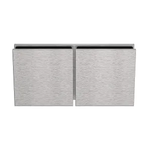 Boston Glass to Glass 180 Degree Bracket Satin Nickel by Estelle, a Bathroom Fixtures for sale on Style Sourcebook