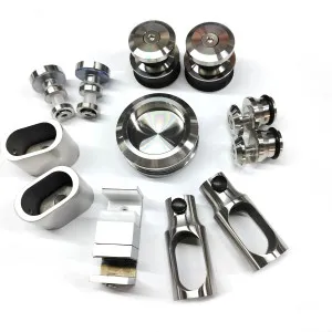 Bellé Wall to Wall Frameless Shower Sliding System Right Hand Fixed - Satin Nickel by Estelle, a Shower Screens & Enclosures for sale on Style Sourcebook