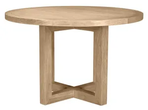 Coast Dining Table Reclaimed Elm Round - 120 cm by James Lane, a Dining Tables for sale on Style Sourcebook