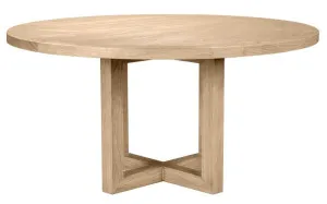 Coast Dining Table Reclaimed Elm Round - 150 cm by James Lane, a Dining Tables for sale on Style Sourcebook