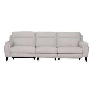 Forbes 3.5 Seater Recliner Sofa in Mars Champagne by OZ Design, a Chairs for sale on Style Sourcebook