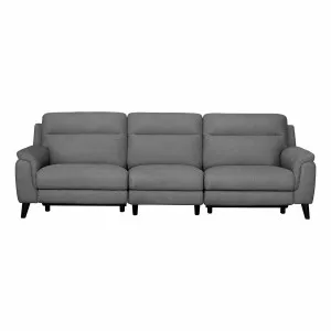 Forbes 3.5 Seater Recliner Sofa in Mars Charcoal by OZ Design, a Chairs for sale on Style Sourcebook