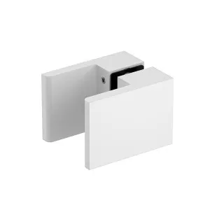 Square Shower Door Handle White by Estelle, a Door Knobs & Handles for sale on Style Sourcebook