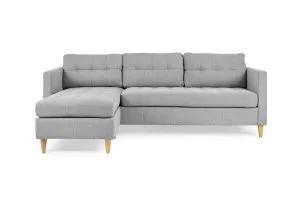 Alexis Reversible Chaise Lounge, Grey, by Lounge Lovers by Lounge Lovers, a Sofas for sale on Style Sourcebook