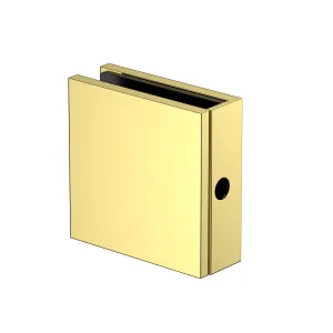 Boston Wall to Glass Bracket with Concealed Fixing Polished Gold by Estelle, a Bathroom Fixtures for sale on Style Sourcebook
