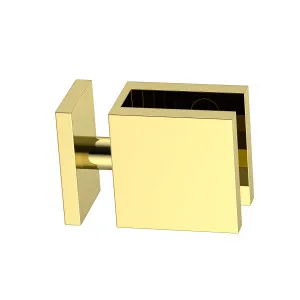 Boston 90 Degree Glass to Glass Clamp Polished Gold by Estelle, a Bathroom Fixtures for sale on Style Sourcebook