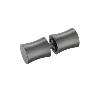 Shower Door Knob EK2 Brushed Gun Metal by Estelle, a Door Knobs & Handles for sale on Style Sourcebook