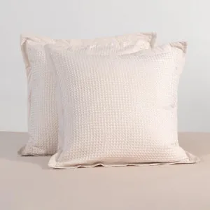 Pillowcase Pair - 100% Cotton, European, Biscotti - Canningvale by Canningvale, a Sheets for sale on Style Sourcebook