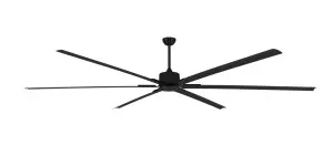 Brilliant Hercules Max Industrial Size 120" (3050mm) DC Ceiling Fan 6 Blade With Remote Black by Brilliant, a Ceiling Fans for sale on Style Sourcebook