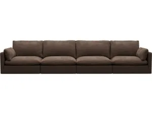 Willow Muse Chocolate Sofa - 4 Seater by James Lane, a Sofas for sale on Style Sourcebook