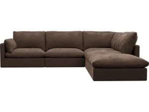 Willow Muse Chocolate Modular Sofa - 5 Seater RAF Terminal by James Lane, a Sofas for sale on Style Sourcebook