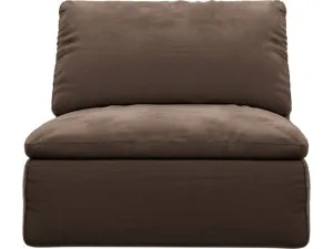 Cloud Deep Armless Module Muse Chocolate by James Lane, a Sofas for sale on Style Sourcebook