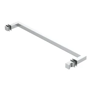 Square Towel Rail 430mm with FEK Door Knob Polished Chrome by Estelle, a Towel Rails for sale on Style Sourcebook