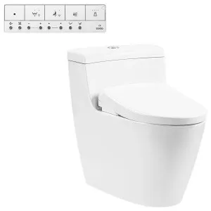 Toto One Piece Back To Wall Smart Toilet Suite with S7 Package ONEPIECE-S7 by TOTO, a Toilets & Bidets for sale on Style Sourcebook