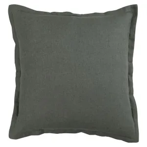 Muse Sahara Linen Feather Cushion Olive by Muse, a Cushions, Decorative Pillows for sale on Style Sourcebook