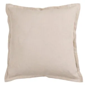 Muse Sahara Linen Feather Cushion Natural by Muse, a Cushions, Decorative Pillows for sale on Style Sourcebook