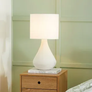Muse Santorini 54Cm Table Lamp White by Muse, a Table & Bedside Lamps for sale on Style Sourcebook
