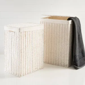Habitat Harbour Laundry Hamper White by Habitat, a Laundry Bags & Baskets for sale on Style Sourcebook
