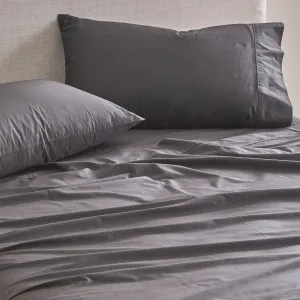 Habitat 600 Thread Count Cotton Sheet Set Charcoal by Habitat, a Sheets for sale on Style Sourcebook