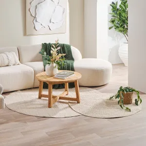 Habitat Goa Round Floor Rug Bleached by Habitat, a Contemporary Rugs for sale on Style Sourcebook