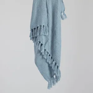 Habitat Bentley Throw Light Blue by Habitat, a Throws for sale on Style Sourcebook