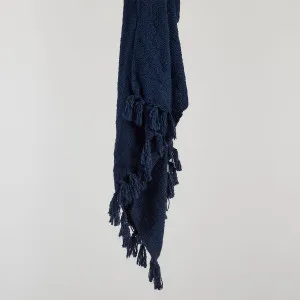 Habitat Bentley Throw Navy by Habitat, a Throws for sale on Style Sourcebook