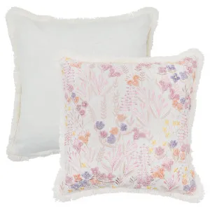 Muse Tulip Fields Embroidered Cushion Blush by Muse, a Cushions, Decorative Pillows for sale on Style Sourcebook